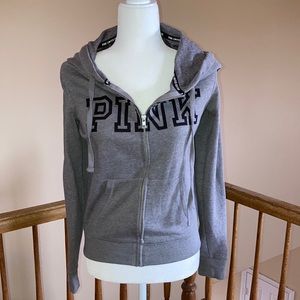 VS PINK Limited Edition full zip hoodie New